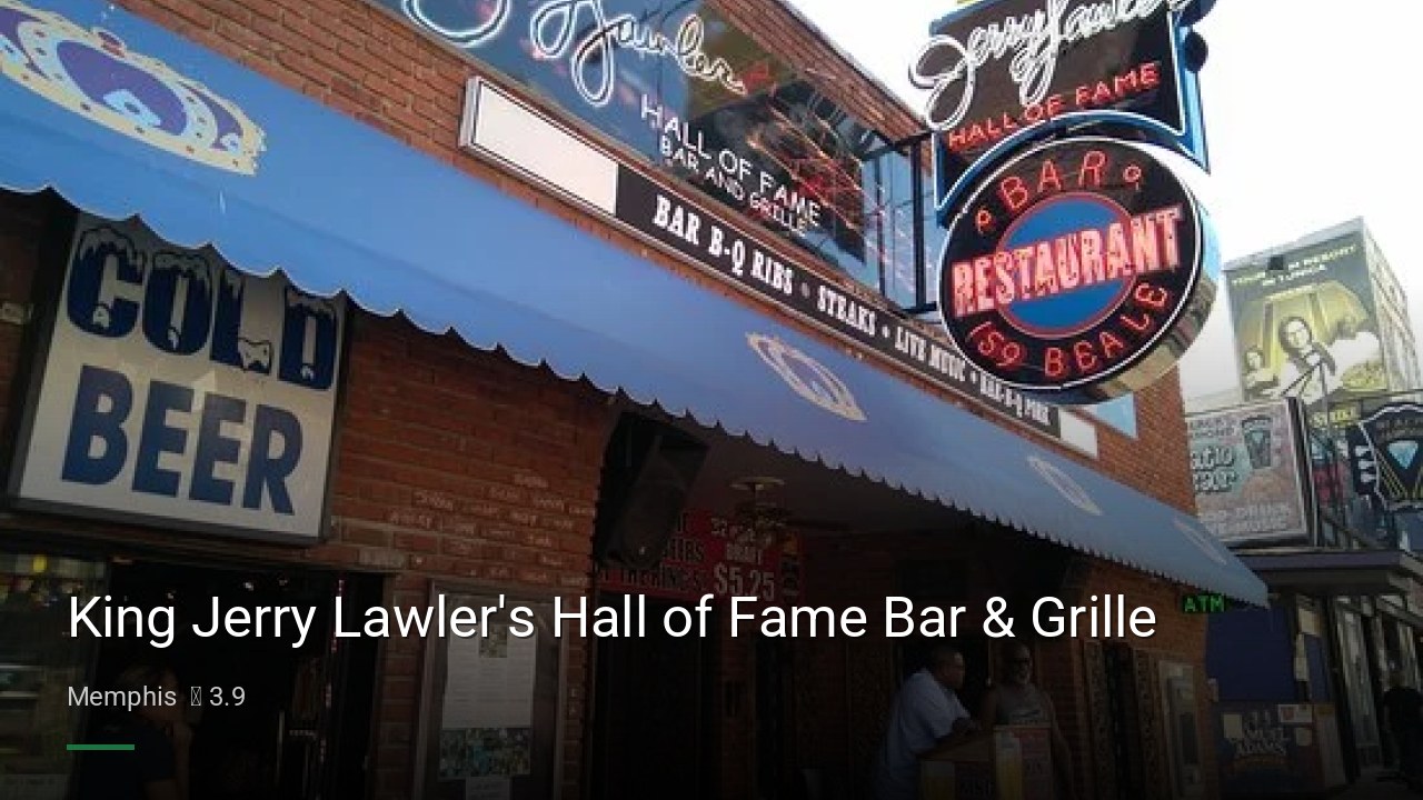 King Jerry Lawler's Hall of Fame Bar & Grille - Sports Bars in Memphis