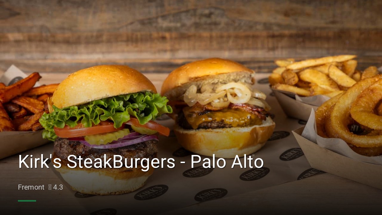 Kirk's SteakBurgers - Palo Alto - Sports Bars in Fremont
