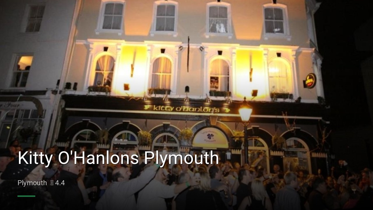 Kitty O'Hanlons Plymouth - Sports Bars in Plymouth