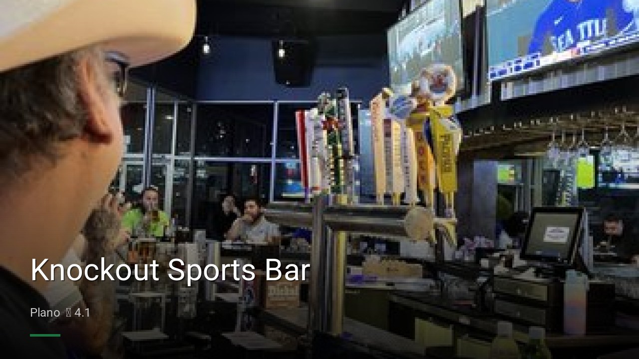 Knockout Sports Bar - Sports Bars in Plano