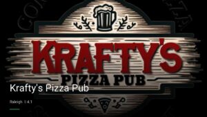 Krafty’s Pizza Pub — Sports bars in Raleigh