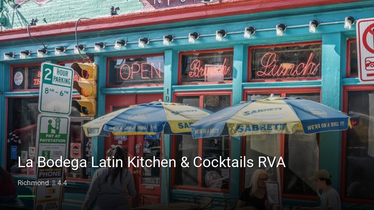 La Bodega Latin Kitchen & Cocktails RVA - Sports Bars in Richmond