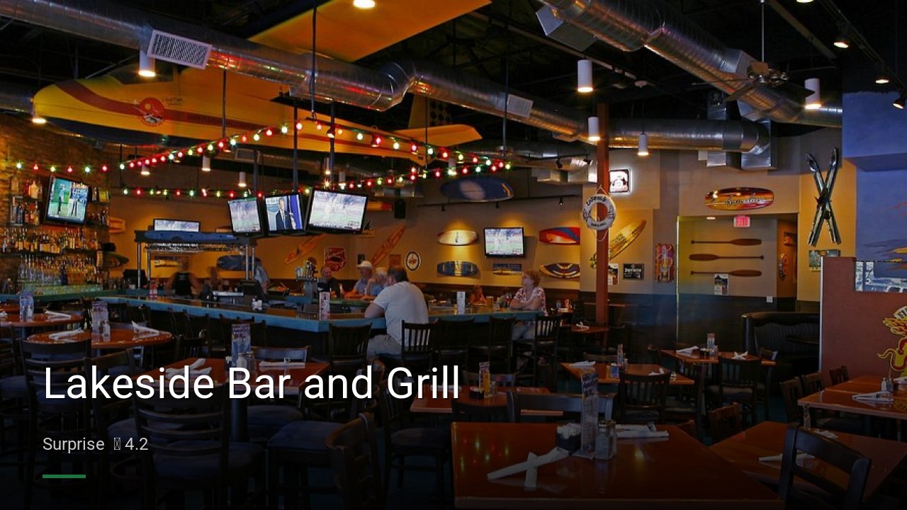 Lakeside Bar and Grill - Sports Bars in Surprise