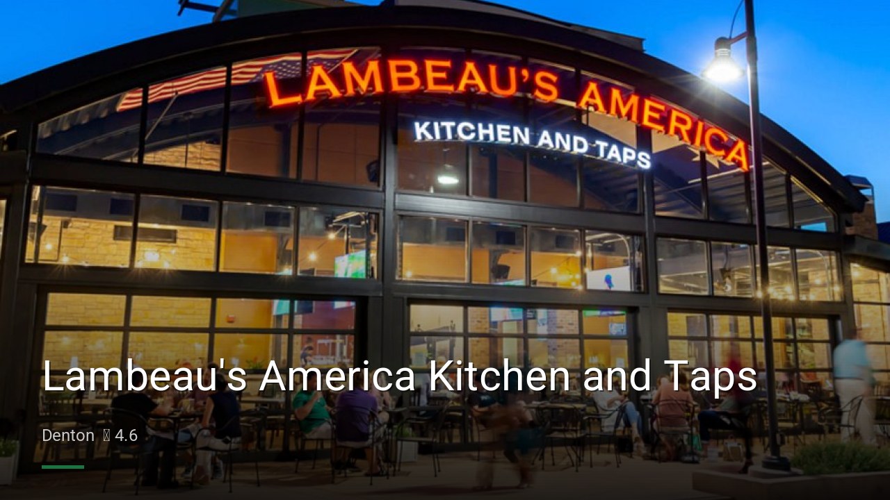 Lambeau's America Kitchen and Taps - Sports Bars in Denton