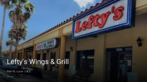 Lefty’s Wings & Grill — Sports bars in Port St. Lucie