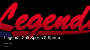Legends Grill Sports & Spirits — Sports bars in Reno