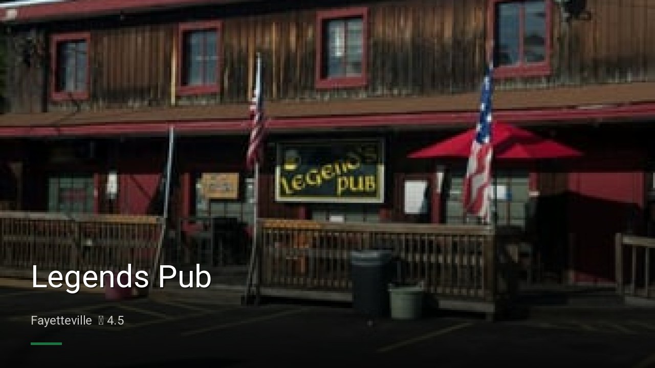 Legends Pub - Sports Bars in Fayetteville