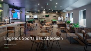 Legends Sports Bar, Aberdeen — Pubs in Aberdeen