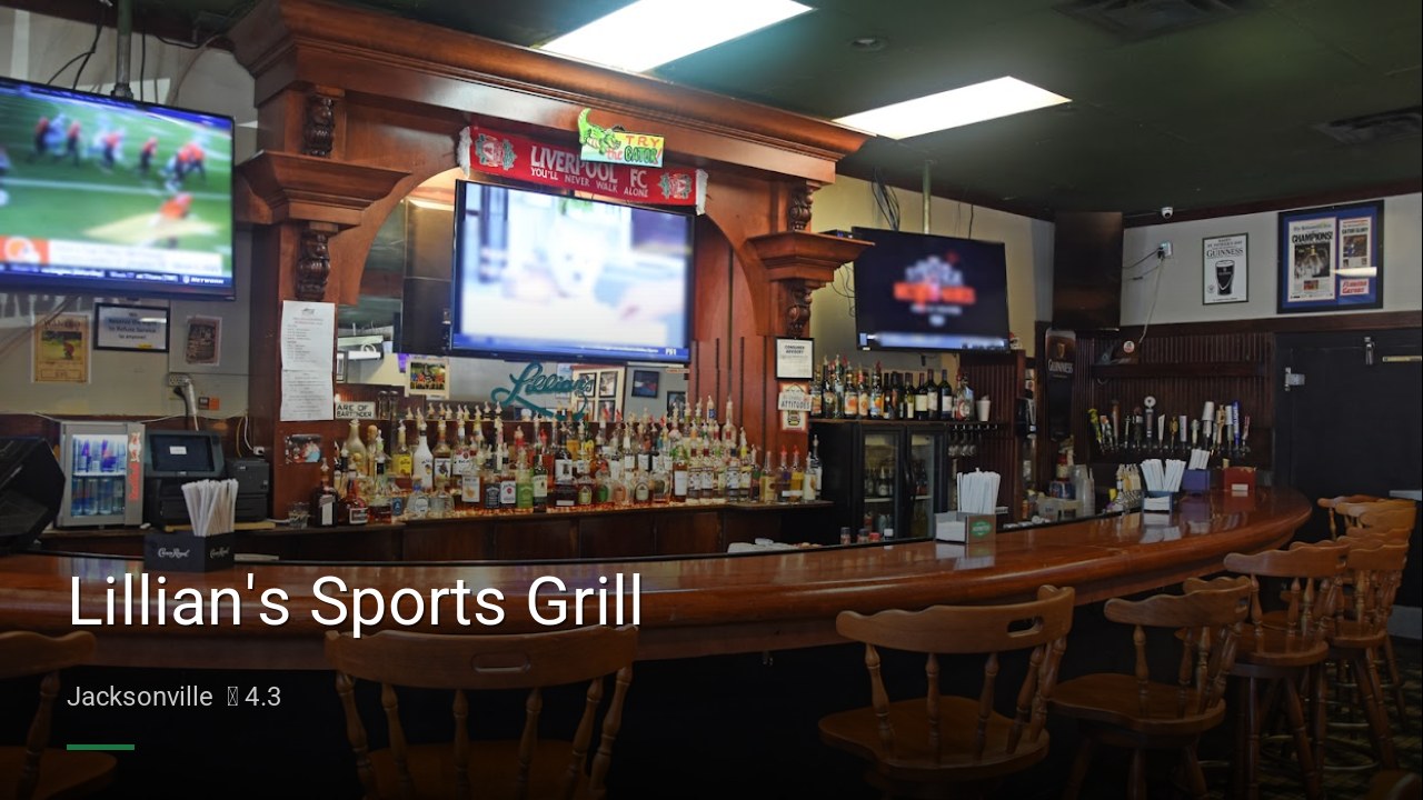 Lillian's Sports Grill - Sports Bars in Jacksonville