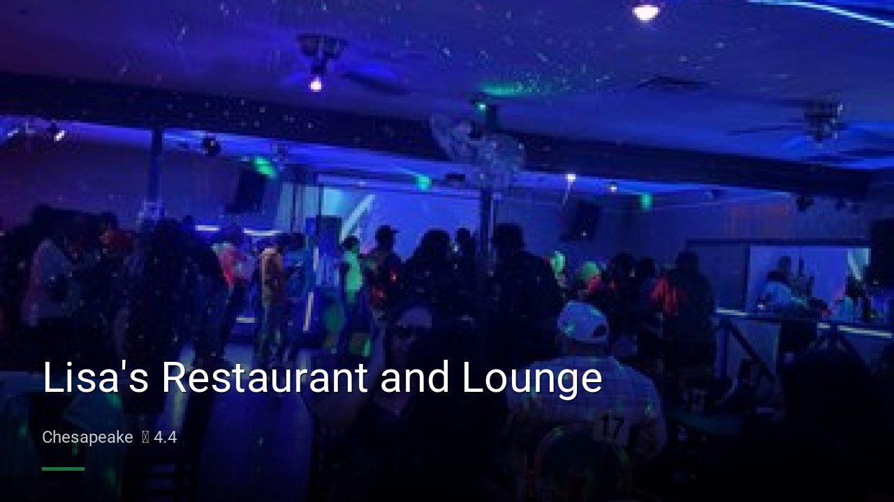 Lisa's Restaurant and Lounge - Sports Bars in Chesapeake