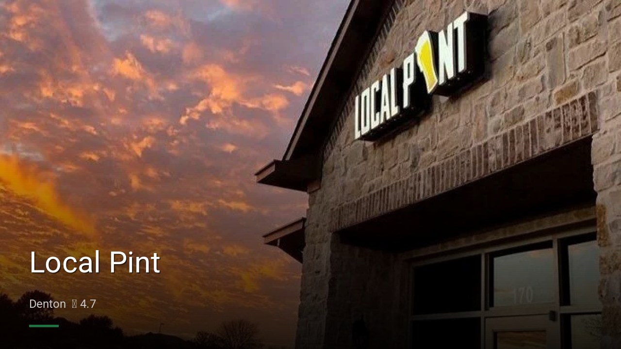 Local Pint - Sports Bars in Denton
