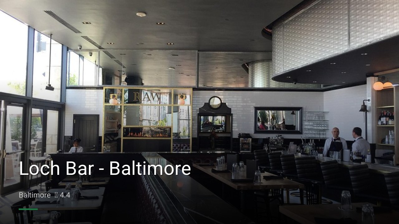 Loch Bar - Baltimore - Sports Bars in Baltimore