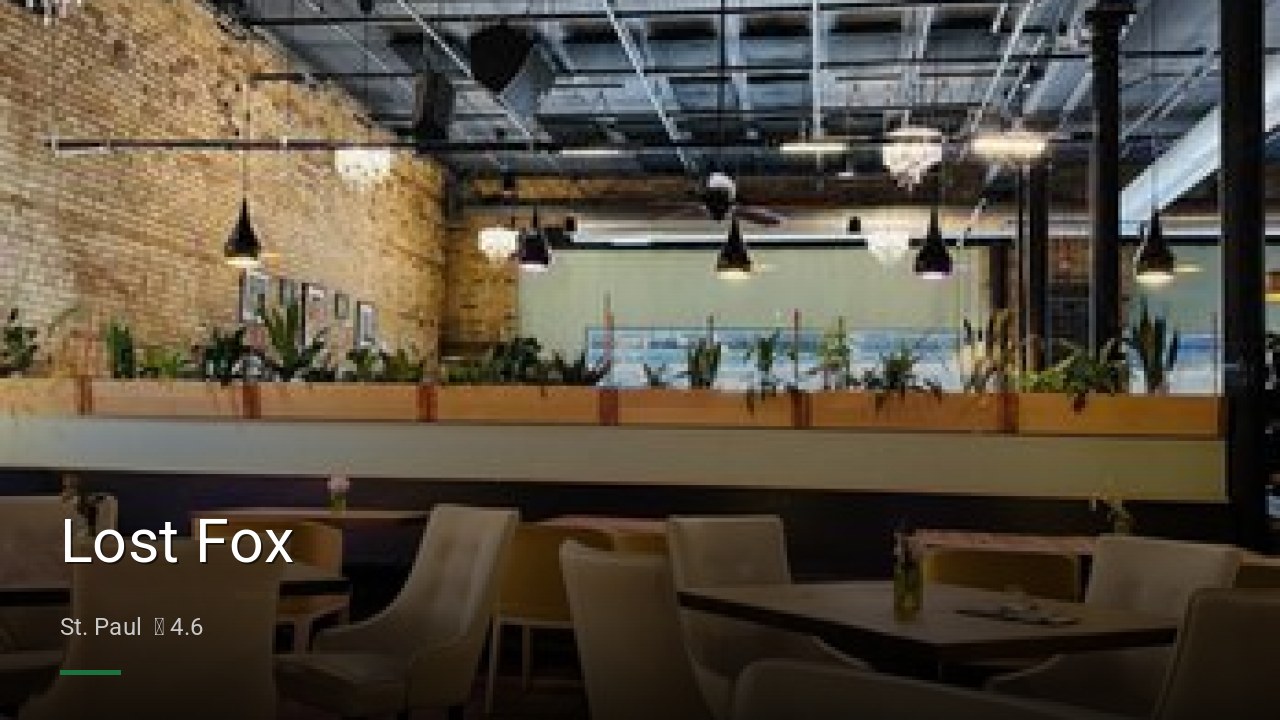 Lost Fox - Sports Bars in St. Paul