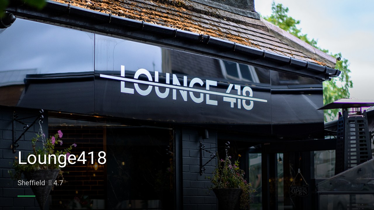 Lounge418 - Sports Bars in Sheffield