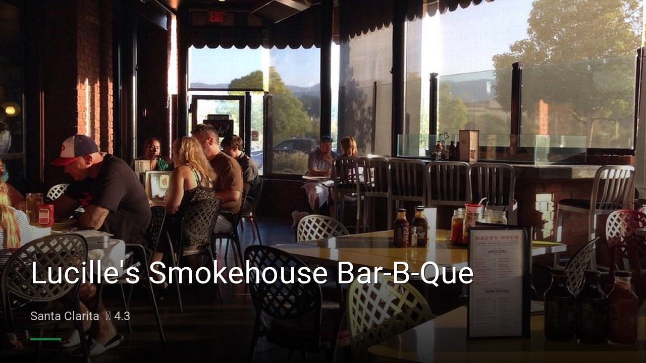 Lucille's Smokehouse Bar-B-Que - Sports Bars in Santa Clarita