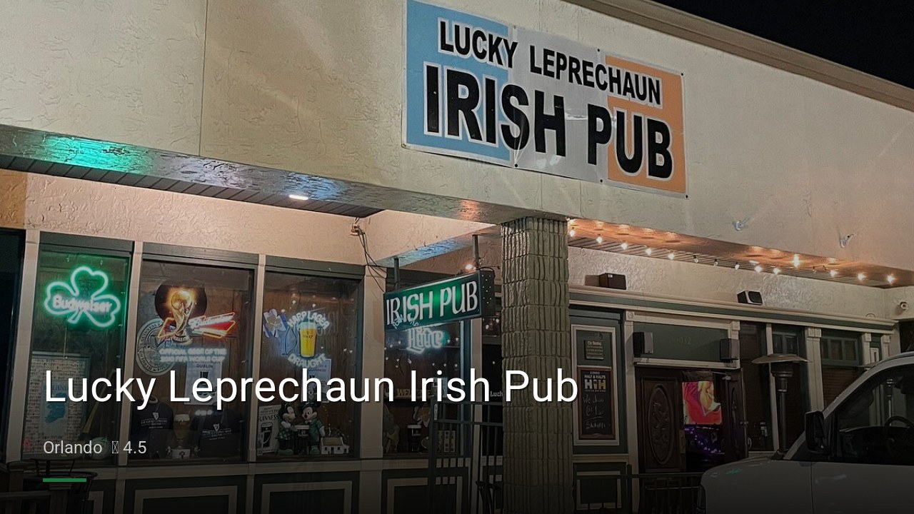 Lucky Leprechaun Irish Pub - Sports Bars in Orlando