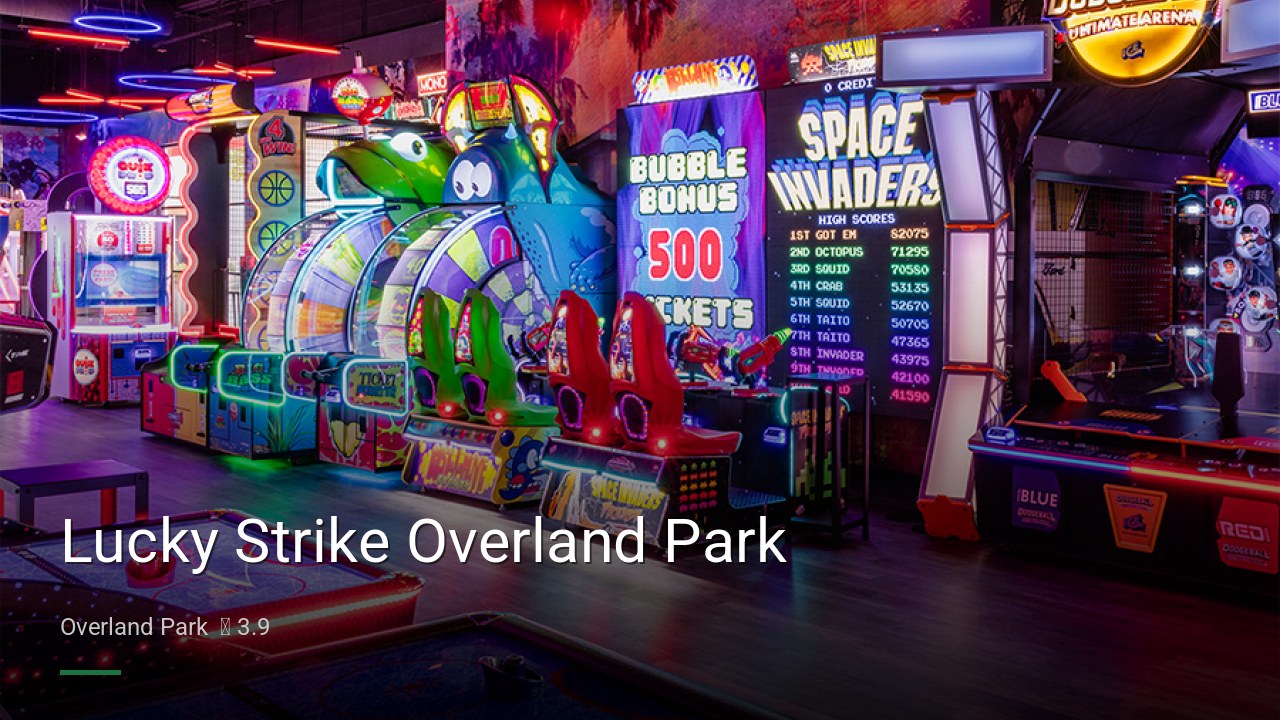 Lucky Strike Overland Park - Sports Bars in Overland Park