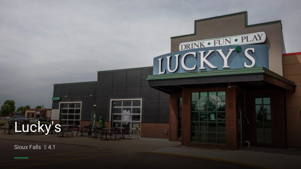 Lucky's - Sports Bars in Sioux Falls