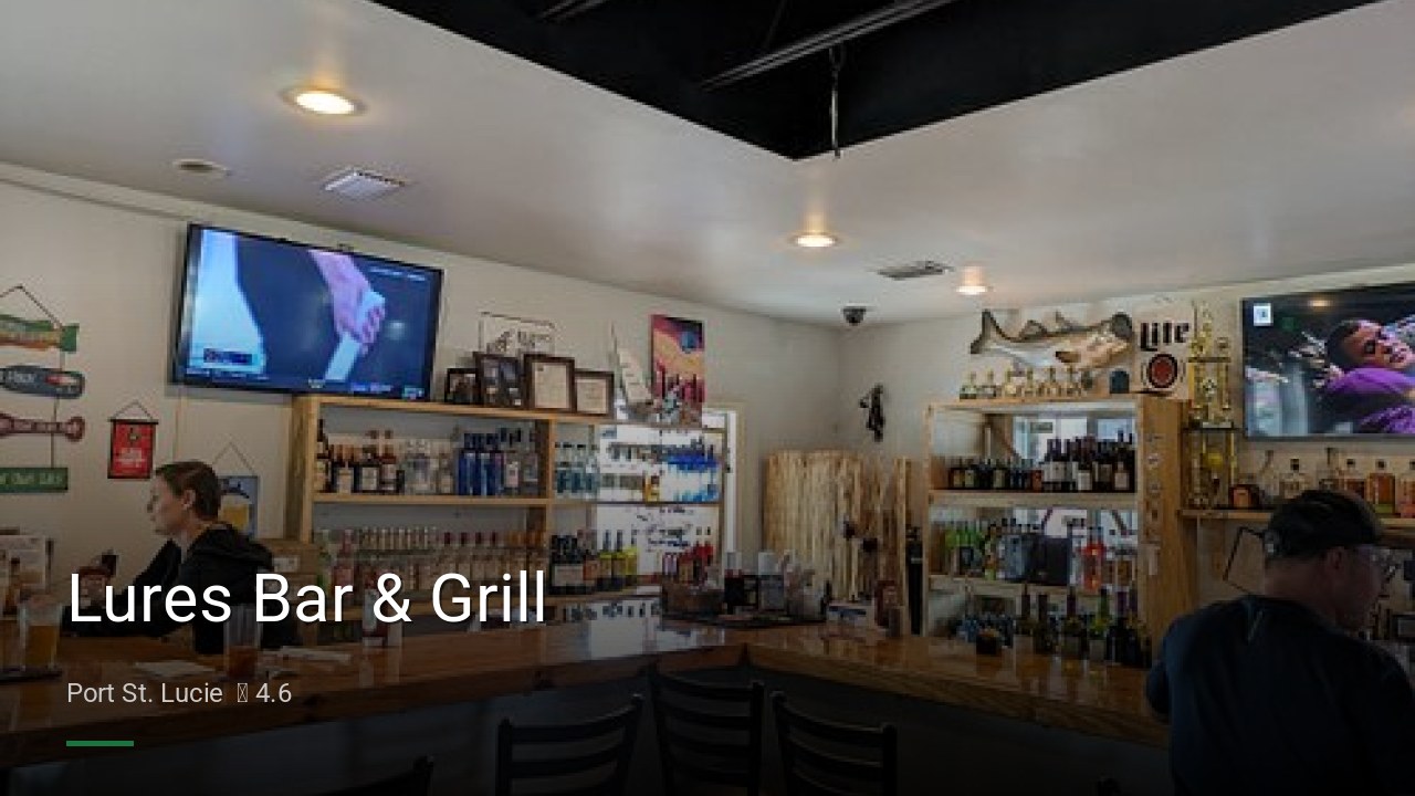 Lures Bar & Grill - Sports Bars in Port St. Lucie