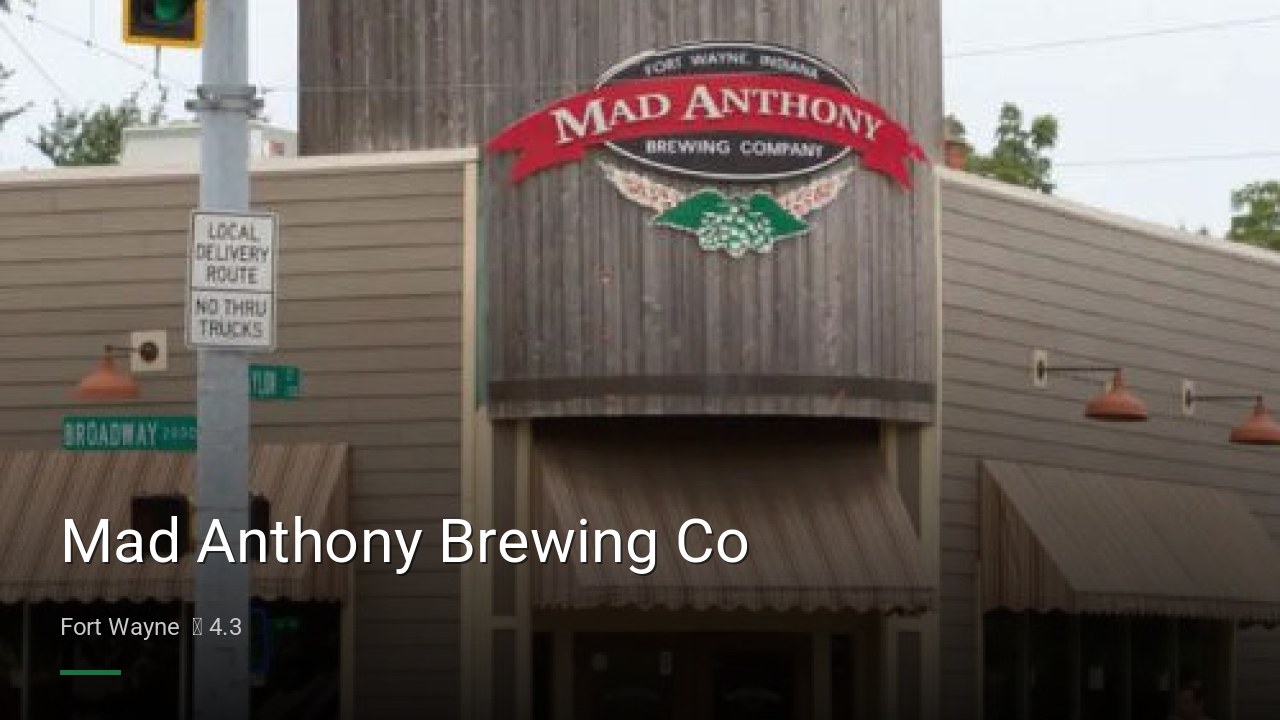 Mad Anthony Brewing Co - Sports Bars in Fort Wayne