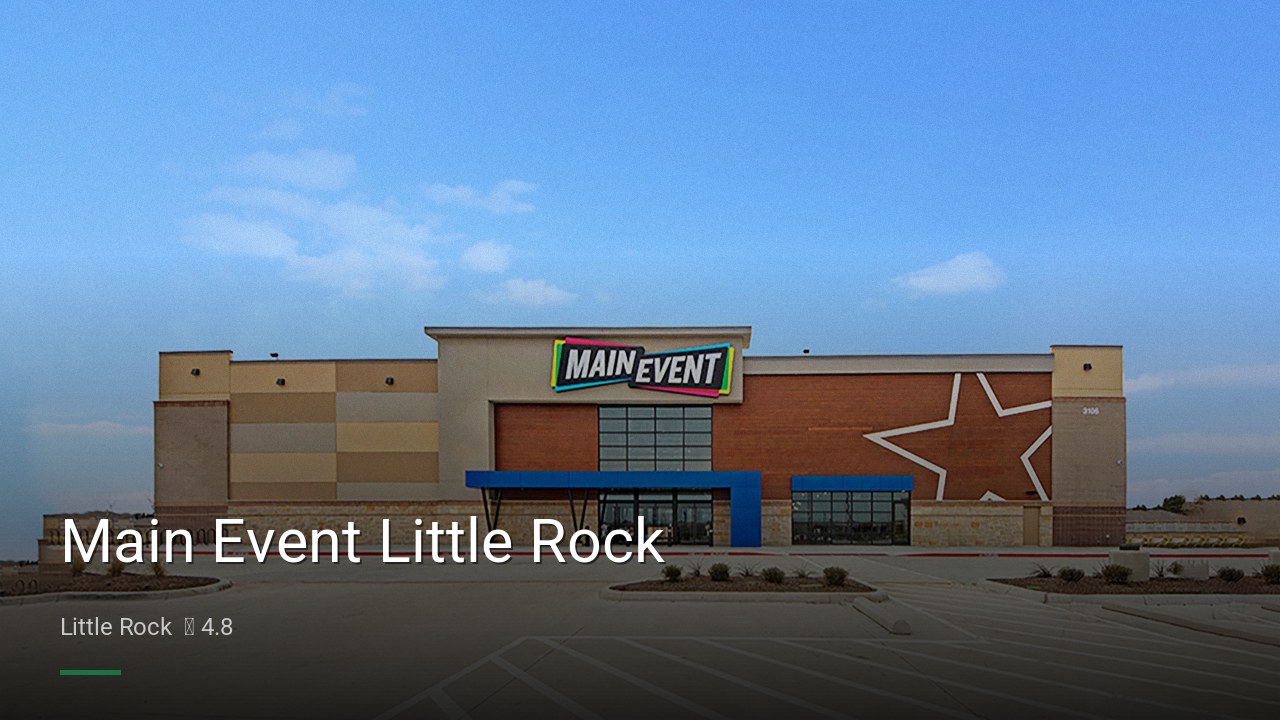 Main Event Little Rock - Sports Bars in Little Rock