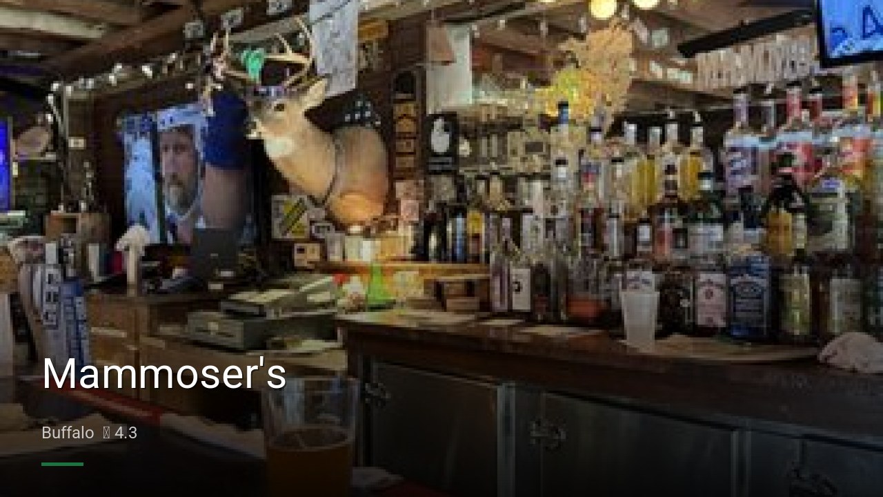Mammoser's - Sports Bars in Buffalo
