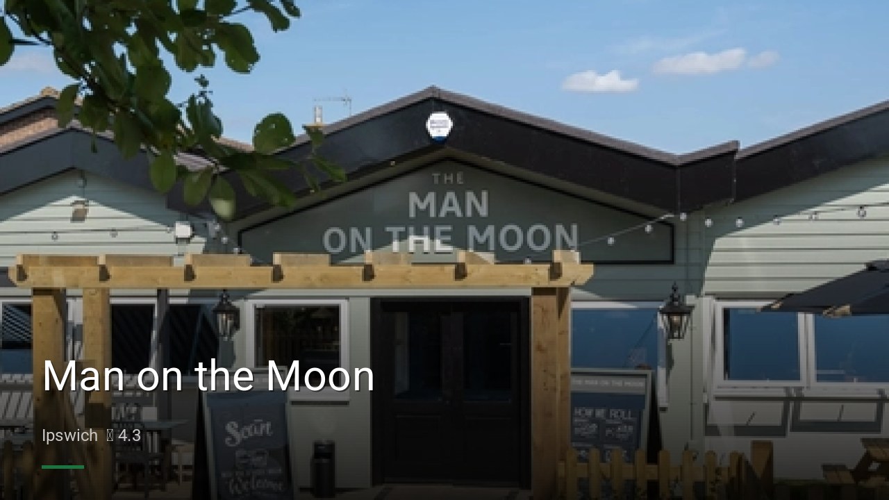 Man on the Moon - Sports Bars in Ipswich