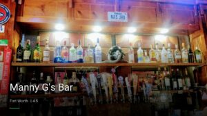 Manny G’s Bar — Sports bars in Fort Worth