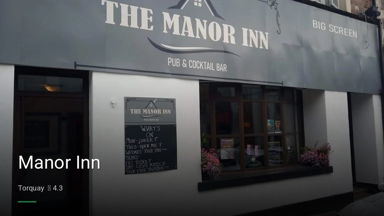Manor Inn - Sports Bars in Torquay