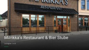 Marikka’s Restaurant & Bier Stube — Sports bars in Lexington