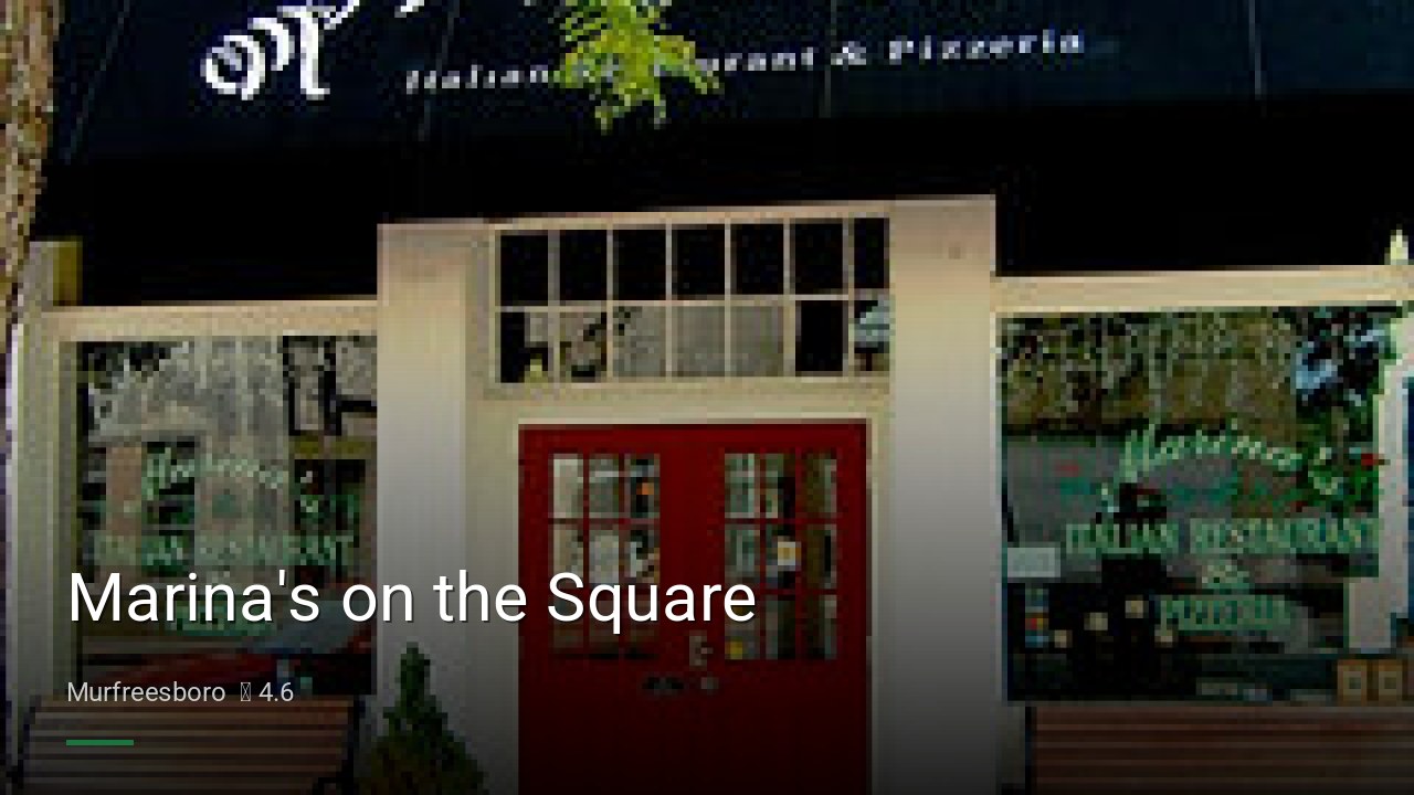 Marina's on the Square - Sports Bars in Murfreesboro