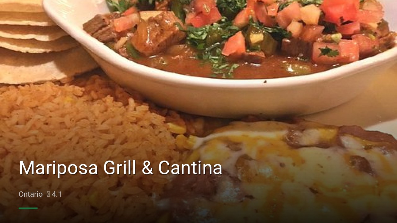 Mariposa Grill & Cantina - Sports Bars in Ontario