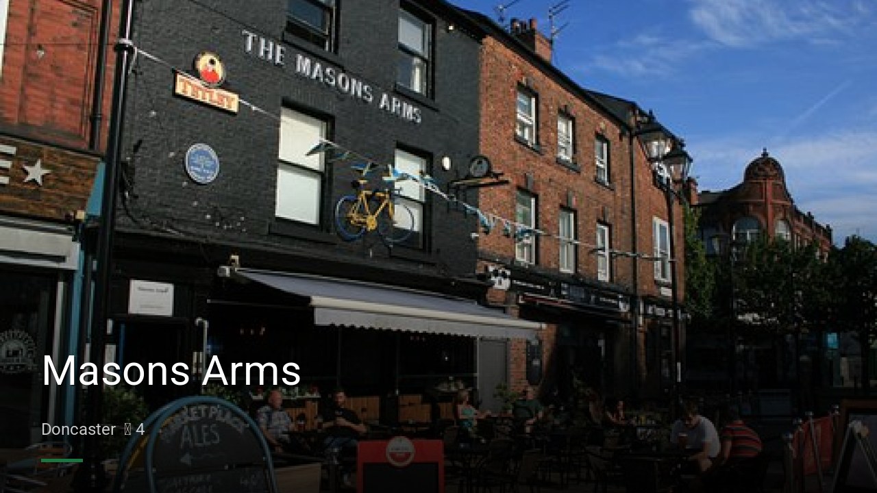 Masons Arms - Sports Bars in Doncaster