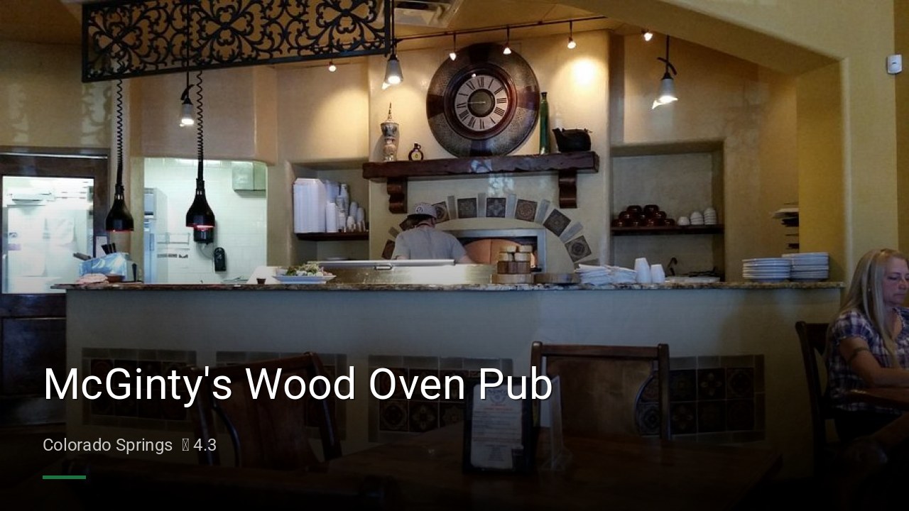 McGinty's Wood Oven Pub - Sports Bars in Colorado Springs