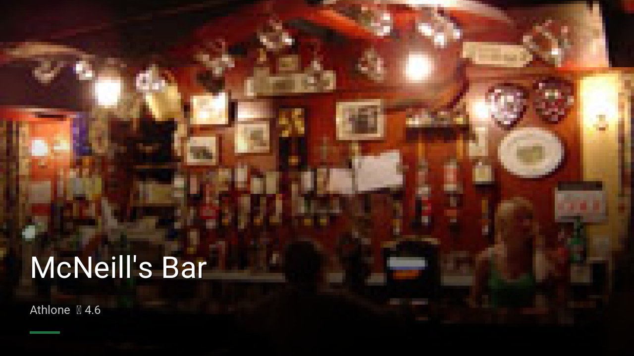 McNeill's Bar - Sports Bars in Athlone