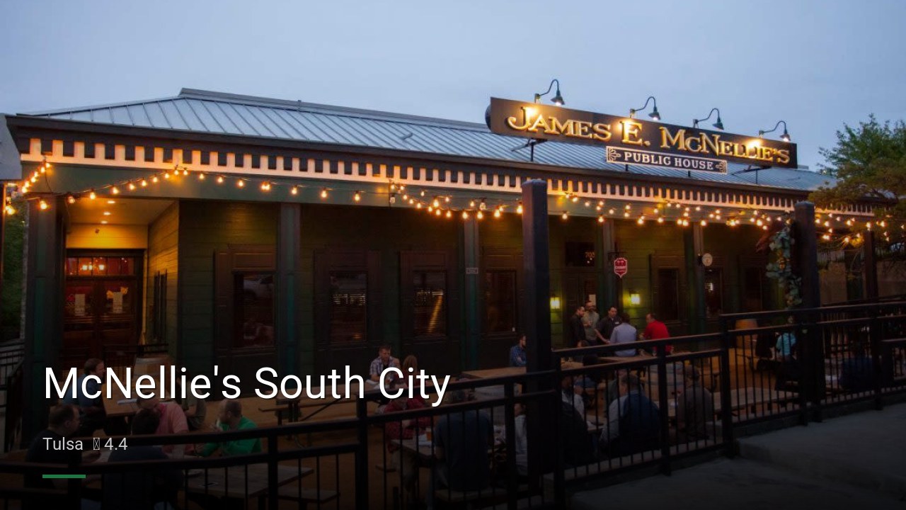 McNellie's South City - Sports Bars in Tulsa