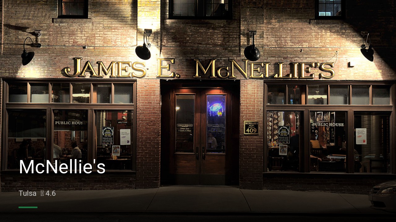McNellie's - Sports Bars in Tulsa
