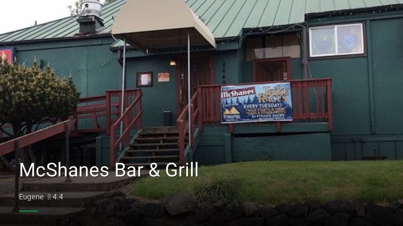 McShanes Bar & Grill - Sports Bars in Eugene