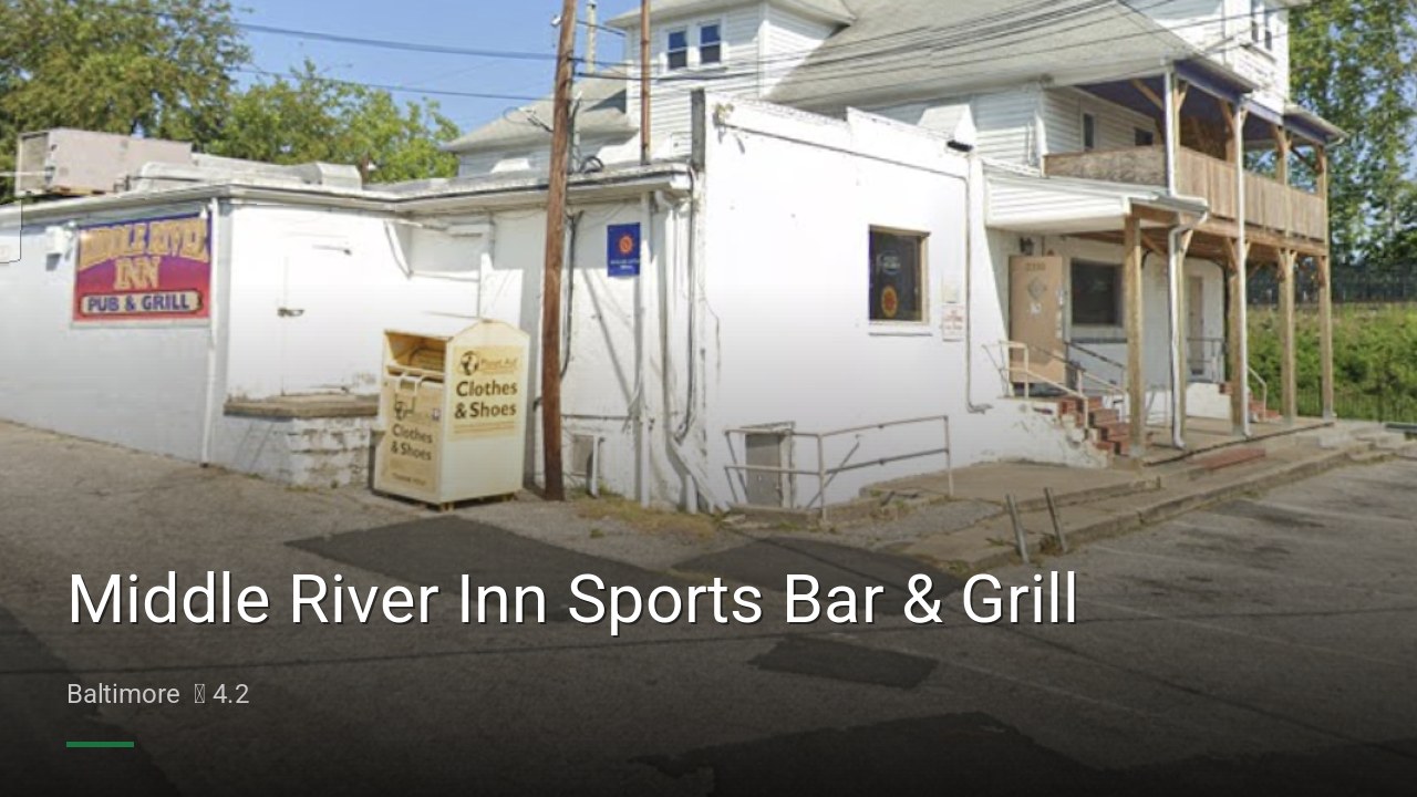Middle River Inn Sports Bar & Grill - Sports Bars in Baltimore