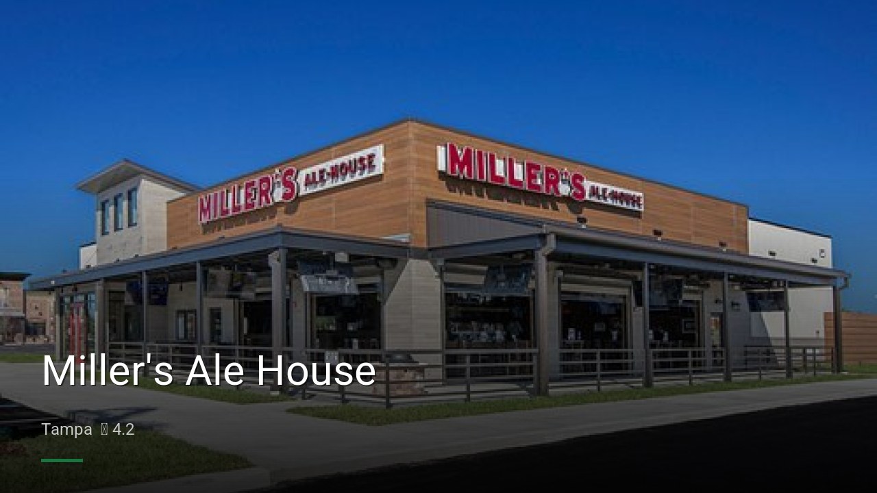 Miller's Ale House - Sports Bars in Tampa