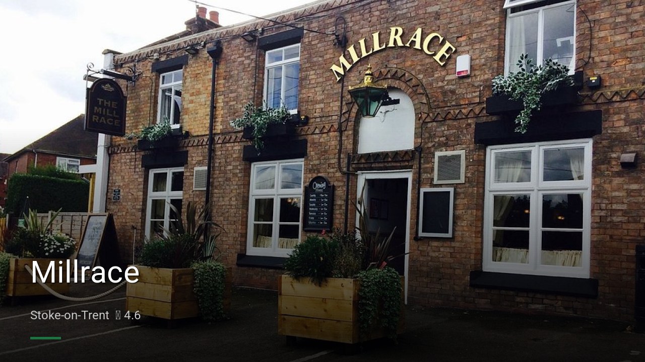 Millrace - Sports Bars in Stoke-on-Trent