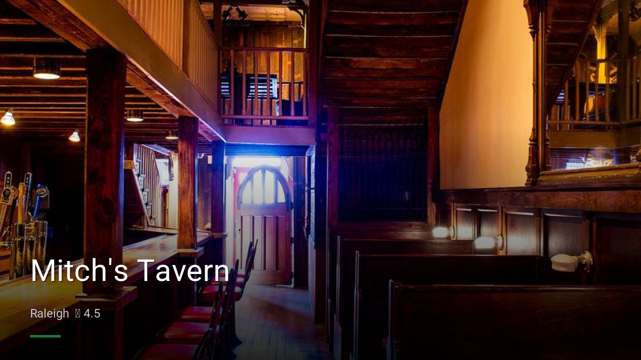 Mitch's Tavern - Sports Bars in Raleigh