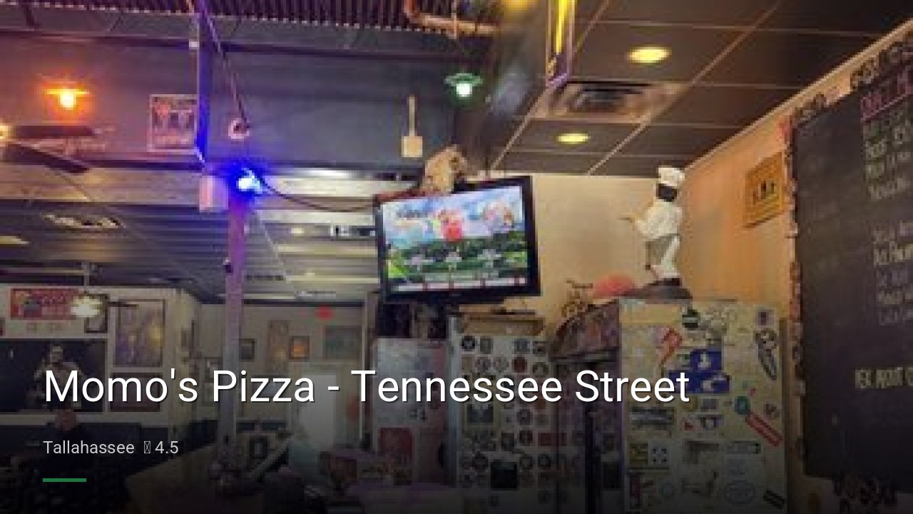 Momo's Pizza - Tennessee Street - Sports Bars in Tallahassee