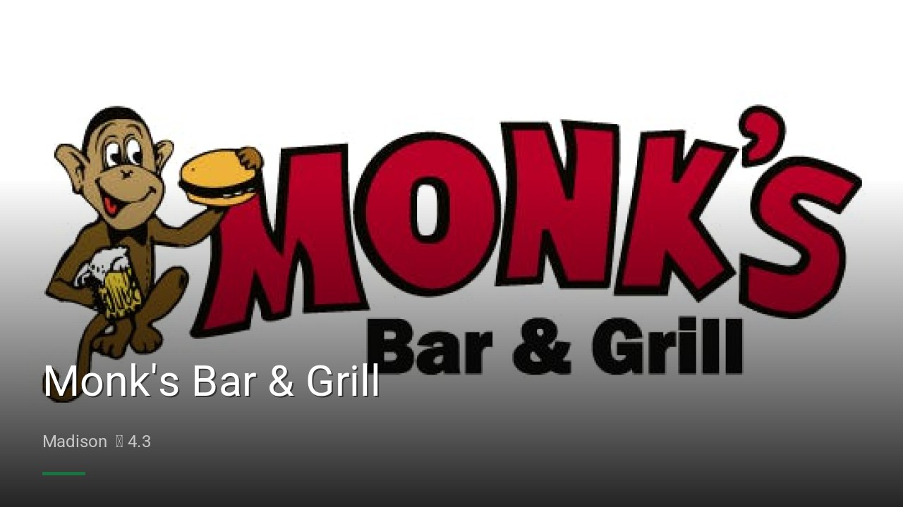 Monk's Bar & Grill - Sports Bars in Madison