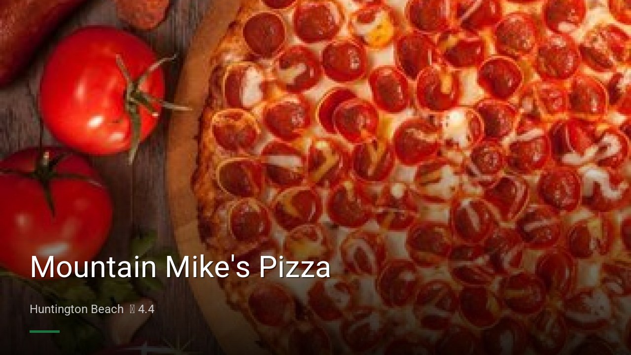 Mountain Mike's Pizza - Sports Bars in Huntington Beach