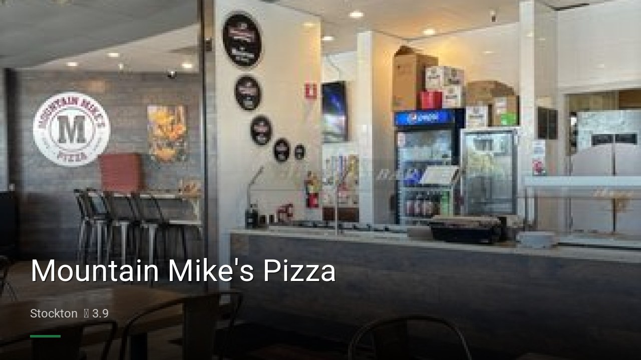 Mountain Mike's Pizza - Sports Bars in Stockton