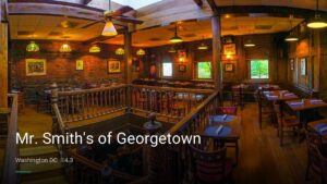 Mr. Smith’s of Georgetown — Sports bars in Washington DC