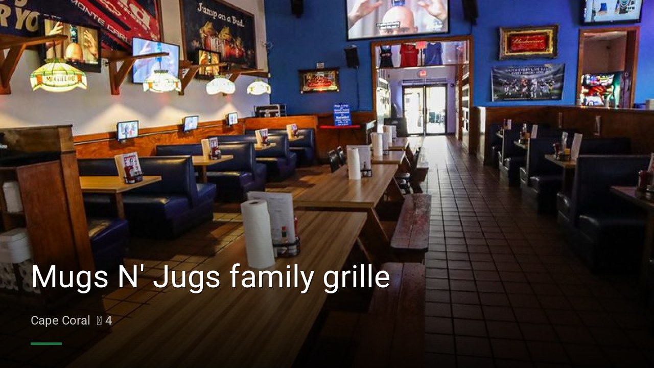 Mugs N' Jugs family grille - Sports Bars in Cape Coral