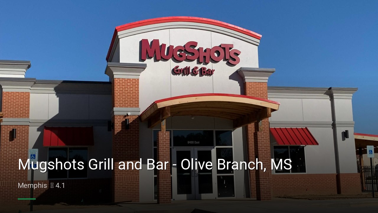 Mugshots Grill and Bar - Olive Branch, MS - Sports Bars in Memphis