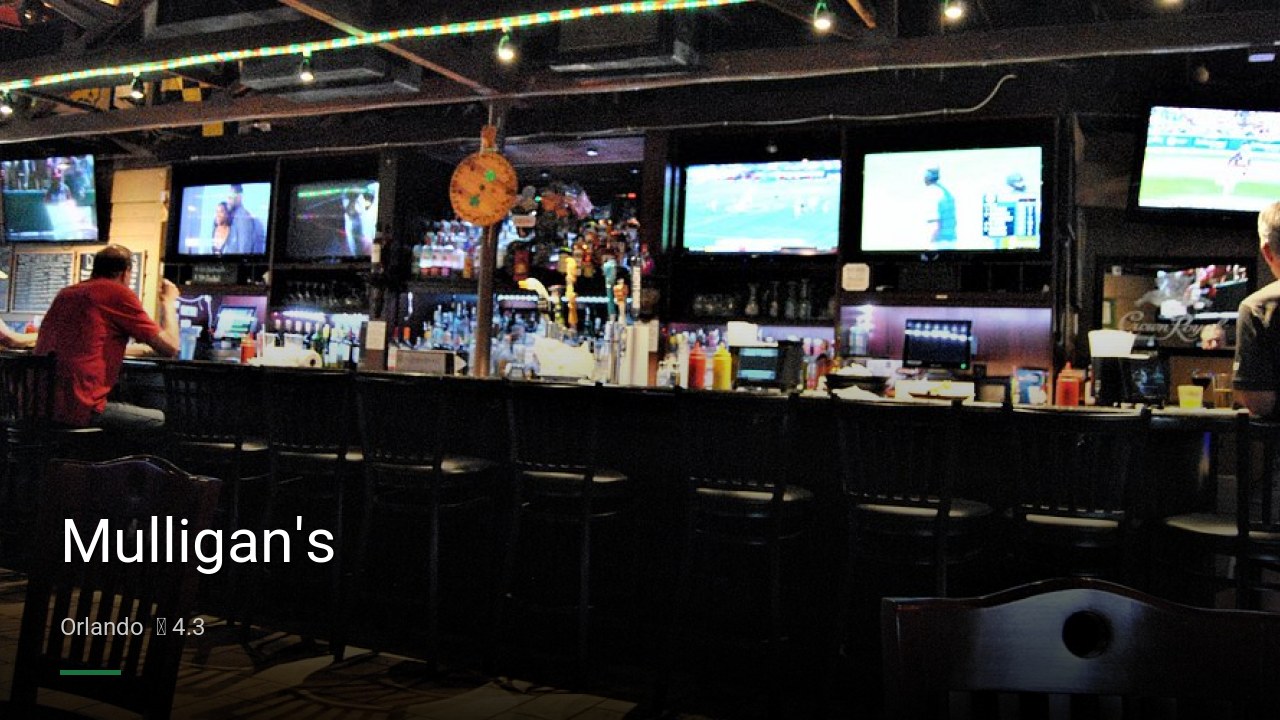 Mulligan's - Sports Bars in Orlando